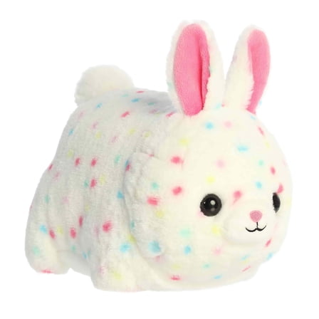 Aurora - Medium White Adorable Stuffed Animal - 10.5" Connie Confetti Bunny - Spudsters