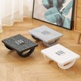 thumbnail image 3 of YAOMOBB Leg Support for under Desk Ergonomic Rocking Foot Rest Foot Massage Rollers Adjustable Angle Posture Support Foot Stool, 3 of 7