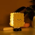 thumbnail image 3 of POINTERTECK Night Lamp with Non-slip Bottom 1200mAh USB Rechargeable Bedside Light Adjustable Brightness LED Table Portable Cute Cookie Kid Warm for Bedroom Nursery Desk, 3 of 10