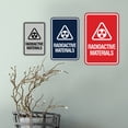 thumbnail image 2 of Signs ByLITA Portrait Round Radioactive Materials Sign (Brushed Gold) - Small, 2 of 5
