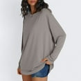 thumbnail image 5 of tarylea Oversized Tops for Women Crew Neck Basic Shirts Solid Color Long Sleeve Pullover Casual Loose Dailywear Sports Tops, 5 of 9