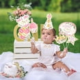thumbnail image 3 of 24pcs Floral 1st Birthday Photo Booth Props Miss Onederful 1st Birthday Decorations Pink Flower Selfie Props Kit Floral First Birthday Decorations Isn't She Onederful Birthday Decor, 3 of 6