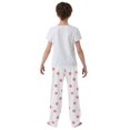 thumbnail image 5 of FORMRS Kids Pajama Pants with Pockets Size 9-10Y Boys Lounge Sleep Bottoms, Pink Polka Dots, 5 of 8