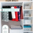 thumbnail image 3 of Pantalones y faldas Closet Hangers Sharpty, duraderos, paquete de 10 unidades, color negro, 3 of 6