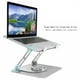 thumbnail image 3 of Soporte universal para portátil, diseño ergonómico hueco y portátil para tableta. Plata, 3 of 7