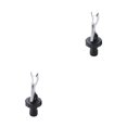thumbnail image 4 of Toystoory Vierta y beba vino con confianza - Copas de vino de plástico Copas de vino livianas Tapón de botella Vertedor sellado Negro y negro 1 negro y negro 1 2Conjunto, 4 of 6