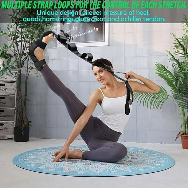 Yoga Foot Stretching Belt, Rehabilitation Ligament Strap Ankle Joint  Correction Hemiplegia Training Yoga Belt Gymnastics Band for  Exercise,Eschindler