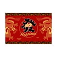 thumbnail image 2 of Harpi Area Rugs Living Room Clearance, Rugs Happy Year Door Mat Chinese 2024 Year Of Dragon Entrance Way Indoor Front Door Welcome Rugs Household Carpet Outside Door, 2 of 6