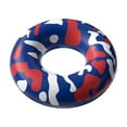 thumbnail image 6 of Koolwaves Americana 46" Patriotic Pattern Swim Ring, 6 of 7