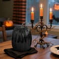 thumbnail image 6 of PPgejGEK Large Black Faux Pumpkin Model 12 Inch Halloween Foam Fake Pumpkin Christmas Decoration Prop for Indoor Outdoor Party Decor, 6 of 6