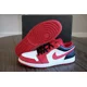 thumbnail image 1 of Ni - ke Ni - ke Air Jordan 1 Low Mens 10.5 Bulls White Gym Red Reverse Black Toe 553558-163, 1 of 5
