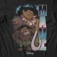 thumbnail image 3 of Disney Moana Maui Hook Pose Men's T Shirt (Black, S-XXXL), 3 of 4