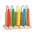 thumbnail image 3 of Juguete Ábaco Montessori Hugo de madera 5 filas Mano Ojo Coordinación Matemáticas, 3 of 10