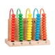 thumbnail image 3 of Juguete Ábaco Montessori Hugo de madera 5 filas Mano Ojo Coordinación Matemáticas, 3 of 10