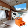 thumbnail image 4 of Universal Aerodynamic Roof Wind Deflector For RV Trailer Truck Cab Over Cab Sleeper Air Management, 4 of 5