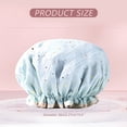 thumbnail image 3 of Capuchon de Douche Étanche Extra Grand Réglable Réutilisable Femmes Capuchon de Douche pour Femmes Filles Toutes Longueurs de Cheveux Rose, 3 of 6