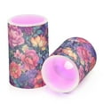 thumbnail image 7 of Yayeee Flameless Candles with Remote Flickering Battery Operated Multi Color Changing, Ethereal Floral Harmony, 7 of 7