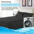 Shilucheng 100 Egyptian Cotton Cooling Bed Sheet Set, 1200 Series