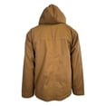 thumbnail image 3 of Magellan Outdoors Men's Brown Jacket Work Sherpa-lined Duck L/S (S02), 3 of 12