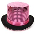 thumbnail image 2 of Sombrero de pastel de cerdo 667E, sombrero de copa de Bowler, sombrero de Fedora de Jazz, sombrero de copa de mago con lentejuelas, 2 of 4