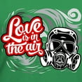 thumbnail image 3 of CafePress - Love Is In The Air Women's V Neck Dark T Shirt - Women's V-Neck Dark T-Shirt, 3 of 4