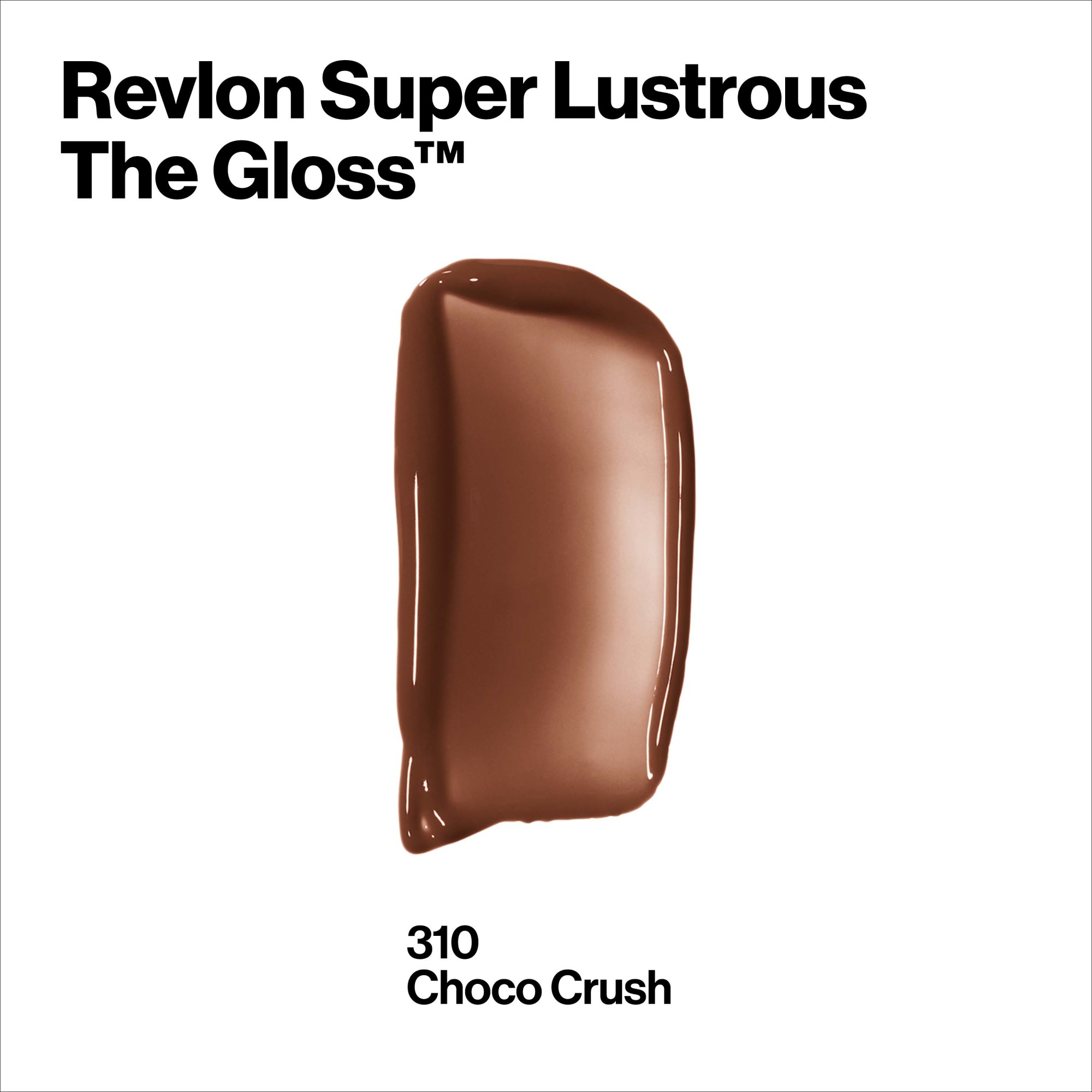 Revlon Super Lustrous Moisturizing High Shine Lip Gloss, 310 Choco Crush, 0.13 oz - image 3 of 9