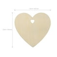 thumbnail image 7 of SENSETH 50pcs Wood Heart Cutouts for DIY Crafts and Decor, 7 of 7