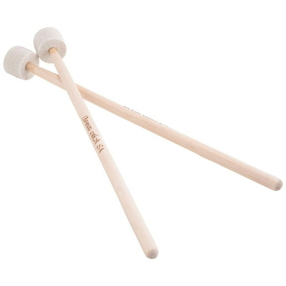 1 Pair Drum Mallet Stick Felt Timpani Big Hammer for Percussion Instrument