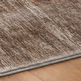 thumbnail image 5 of Addison Rugs Dream Shag Premium Machine Washable Transitional Horizontal Bars Brown Rectangle Rug, 8' x 10', 5 of 8