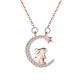 thumbnail image 1 of Personalidad de la moda de la luna lindo collar de conejo colgante para las mujeres regalos de joyería, 1 of 2