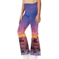 thumbnail image 2 of DISNIMO Summer Beach Girls Flare Leggings High Waisted Yoga Pants Bootcut Dance Casual Pants Activewear Kids Bell Bottoms Girls 7-8 Bell Bottoms Leggings for Kids Bell Bottom Pants Boys, 2 of 7