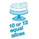 thumbnail image 2 of Marcador de porciones de tarta Ateco para 10 o 12 rebanadas de hasta 40 cm, 2 of 6