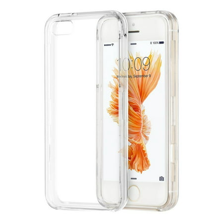 Insten Crystal Hard Clip On Case Clear For Apple iPhone SE / 5 / (Best Juice Pack For Iphone 5s)