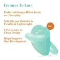 thumbnail image 4 of Evenflo Feeding Balance + Stage 2 Orthodontic Silicone Pacifier, Aqua, 4 of 9