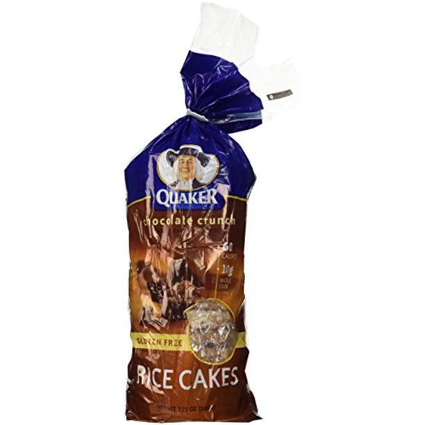 Quaker Chocolate Rice Cake, 7.23 Oz, 2 Pk