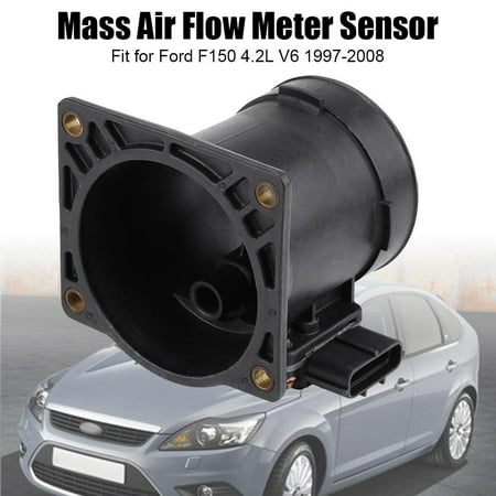 Mass Air Flow Meter Sensor MAF for Ford F150 4.2L V6 1997-2008 F6ZF-12B579-AA, Air Flow