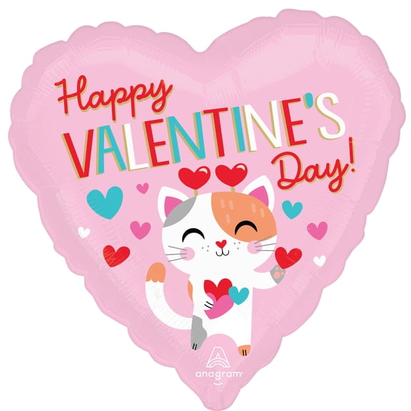 Purr-fect Valentine balloon
