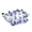 Blue, variant on Yihuala Miniature Glass Hedgehogs Figurine Gifts for Women Valentine for Crystal Decoration