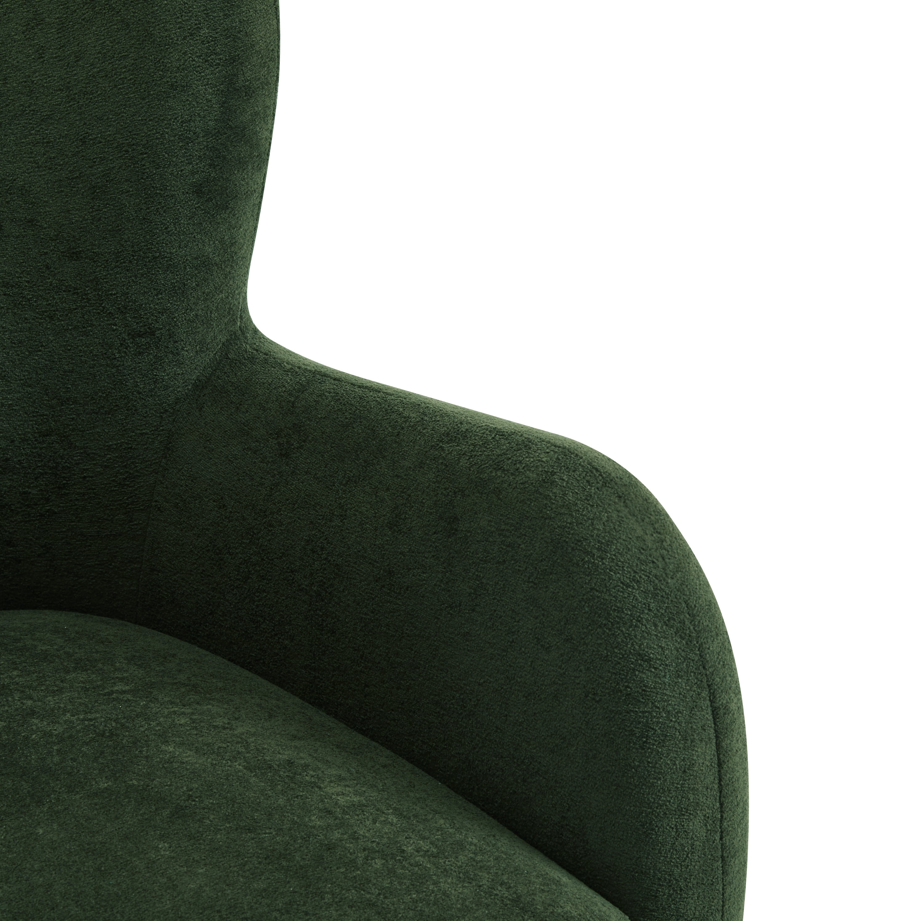 Noble House Lucia Wingback Armchair,Light Teak