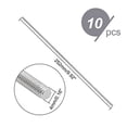 thumbnail image 2 of 10 Pcs Threads Studs Rods M4 Stainless Steel Full Thread Bar Stud Screw Threaded Rod Studs 250mm Long Threaded Screw for Anchor Bolts Clamps Hangers, 2 of 7