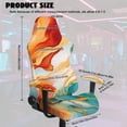 thumbnail image 4 of TSOVTHRID Marble Texture Print 4 Pcs Gaming Chair Covers Slipcovers with Armrest Covers Breathable Computer Chair Cover Stretchy Gamer Chair Cover Cat Scratch Proof, 4 of 7