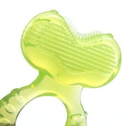 Nuby 3-Step Soothing Teether Set for Infants, Green/Blue/Yellow Unisex Baby Teethers, 3 Count