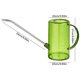 thumbnail image 3 of Apmemiss Plastic Watering Can, Plant Watering Can with Stainless Steel Long Spout, 1L/34oz Clear Measurement Markings Long Spout Watering Can for Indoor Plants, House Plants and Flowers Easy Fill, 3 of 4