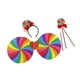 thumbnail image 5 of Disfraz infantil de malla, cómodo, con capas de arcoíris, para mascaradas navideñas. 3 piezas, 5 of 8