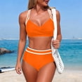 thumbnail image 5 of Two Piece Swimsuit, Womens Bikini Swimsuits, 2 Piece Bathing Suits for Women, Bathing Suit for Women 2 Piece, Women's High Waisted Two Piece Swimsuits Bikini Sets As Bathing Suits, Saffron M, 5 of 5