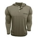 thumbnail image 4 of Blusa de manga larga con capucha para hombre, informal, a la moda, de color sólido, transpirable, de manga larga, con cuello redondo, blusa de poliéster para hombre, 4 of 6