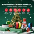 thumbnail image 2 of Filamento para impresora 3D Creality Ender PLA, 1,75 mm, 1 kg, rojo, 2 of 9