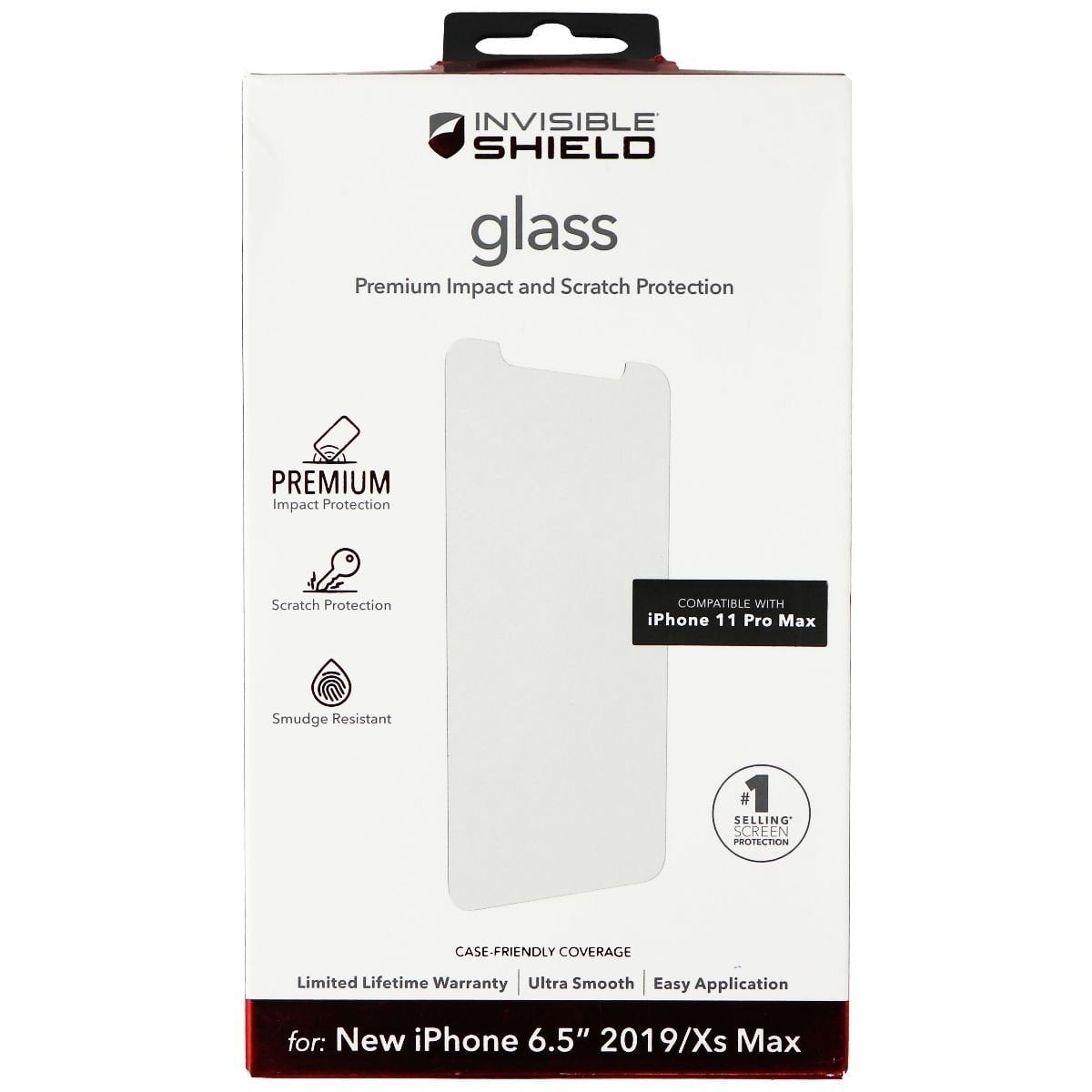 ZAGG InvisibleShield Glass Screen Protector for iPhone 11 Pro Max and XS Max