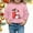 Pink, variant on Winter Hoodies for Girls Christmas Snowflake Pullover Warm Sweatshirts for Kids Stylish Sportswear Outfit