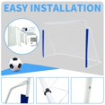 thumbnail image 3 of Exercise Equipment Kids Soccer Goals for Backyard Portable Youth Soccer Goal with Net 8x5 FT,Home Gym Equipment, 3 of 6